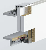 100 KG SLIDING WARDROBE SYSTEM 2 DOOR 30-40 MM