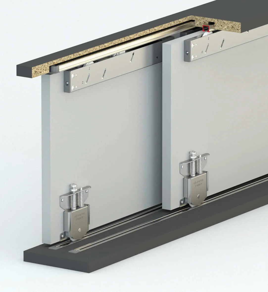 MULTILINE 7 - 50 KG SLIDING DOOR SYSTEM 2 WAY SOFT