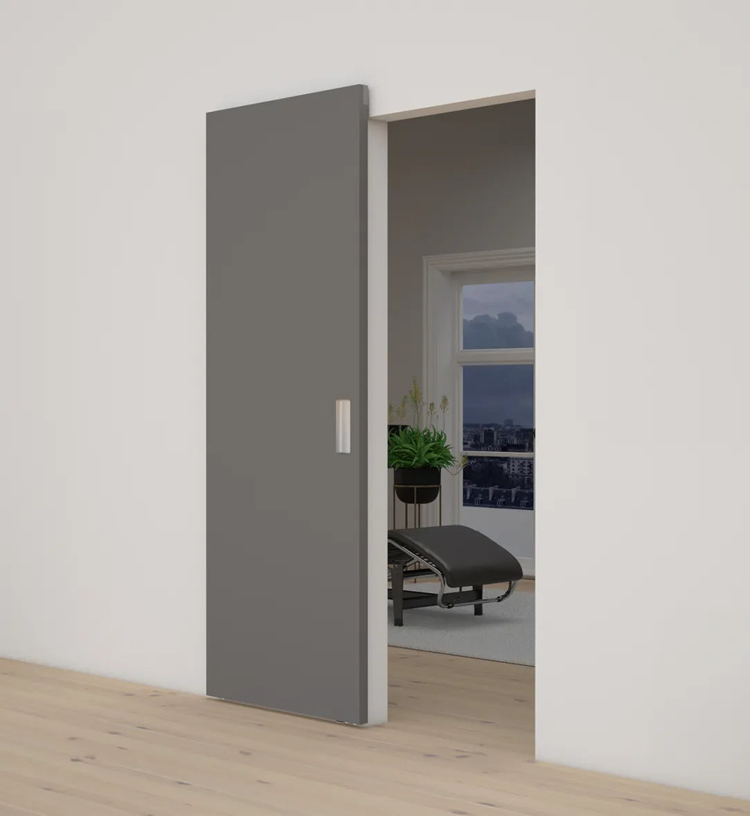 TOP HANGER SLIDING SYSTEM - 2000 - BLACK