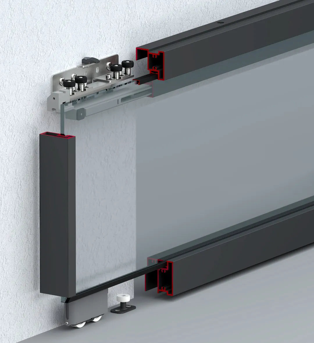 DOORSLIDE - SLIDING DOOR SYSTEM - SETBOX 1200 MM
