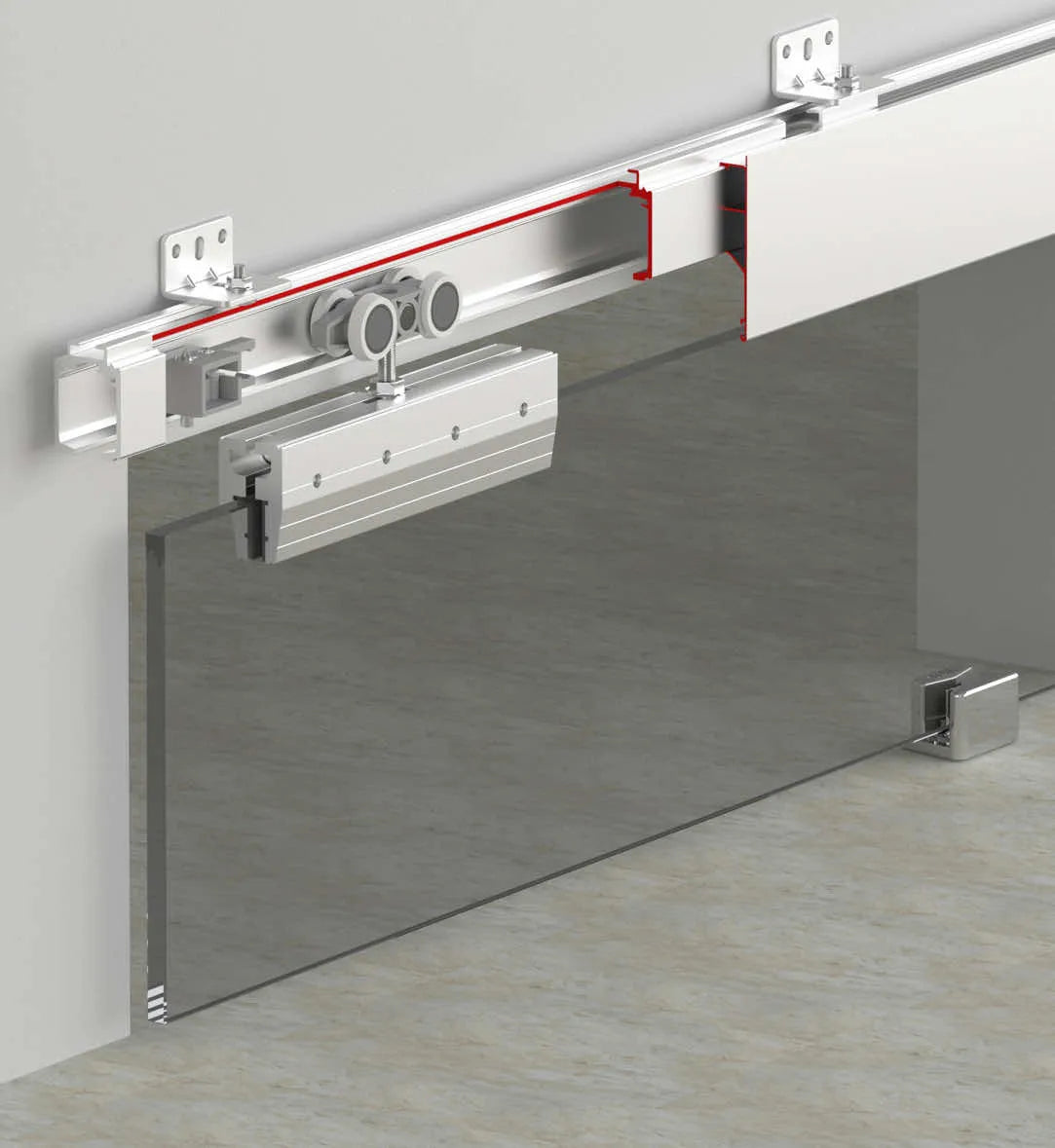 120 KG ADJ. SLIDING GLASS DOOR SYSTEM