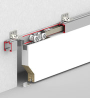 120 KG ADJUSTABLE SLIDING DOOR SYSTEM - TWO WAY SOFT CLOSING