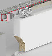 120 KG ADJUSTABLE SLIDING DOOR SYSTEM - TWO WAY SOFT CLOSING