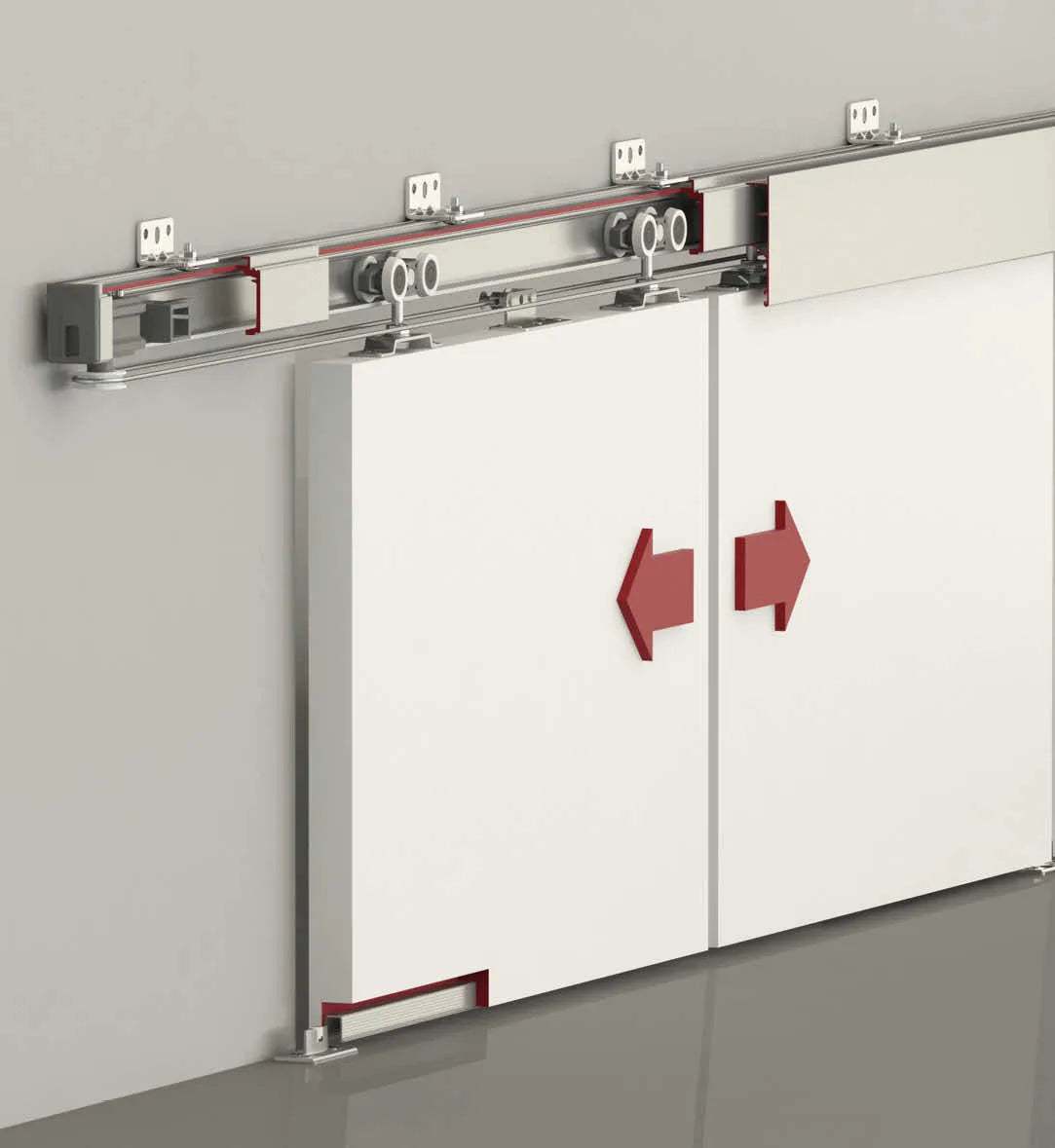 120 KG FUNICULAR SLIDING DOOR SYSTEM