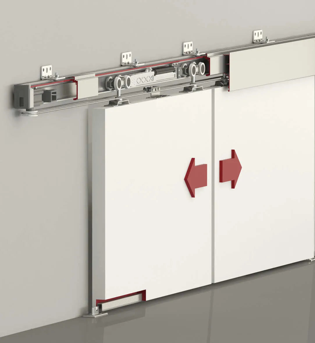 120 KG FUNICULAR SLIDING SYSTEM - HAS ONE WAY SOFT CLOSING