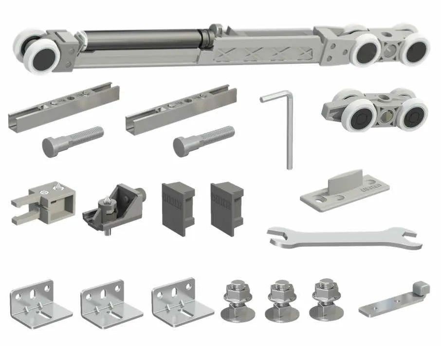 120 KG SLIDING DOOR SYSTEM - HAS ONE WAY SOFT CLOSING