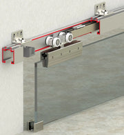 120 KG ADJUSTABLE SLIDING GLASS DOOR SYSTEM - TWO WAY SOFT CLOSING
