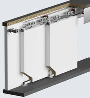80 KG TELESCOPIC SLIDING SYSTEM - 2+1 DOOR