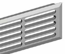 PLC AIR VENTILATION 70x466MM - BLACK