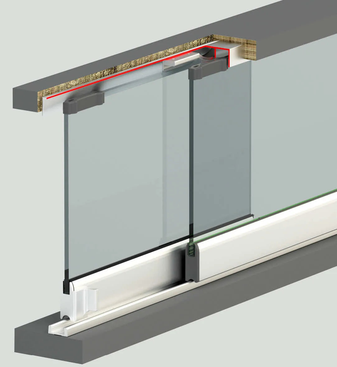 25 KG SLIDING GLASSDOOR SYSTEM