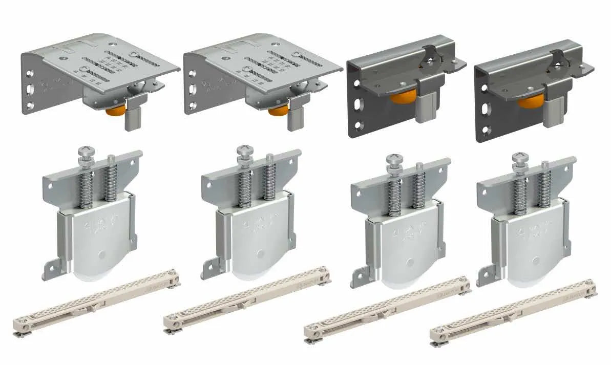 50 KG SLIDING SYSTEM 2 WAY SOFT - TWO DOOR SET - M17 6950