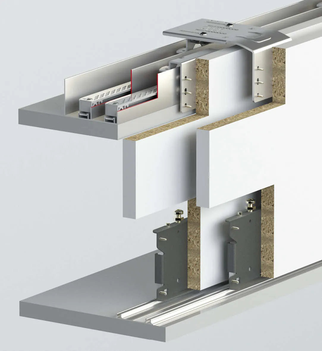 50 KG SLIDING SYSTEM 2 WAY SOFT - TWO DOOR SET - M17 6950