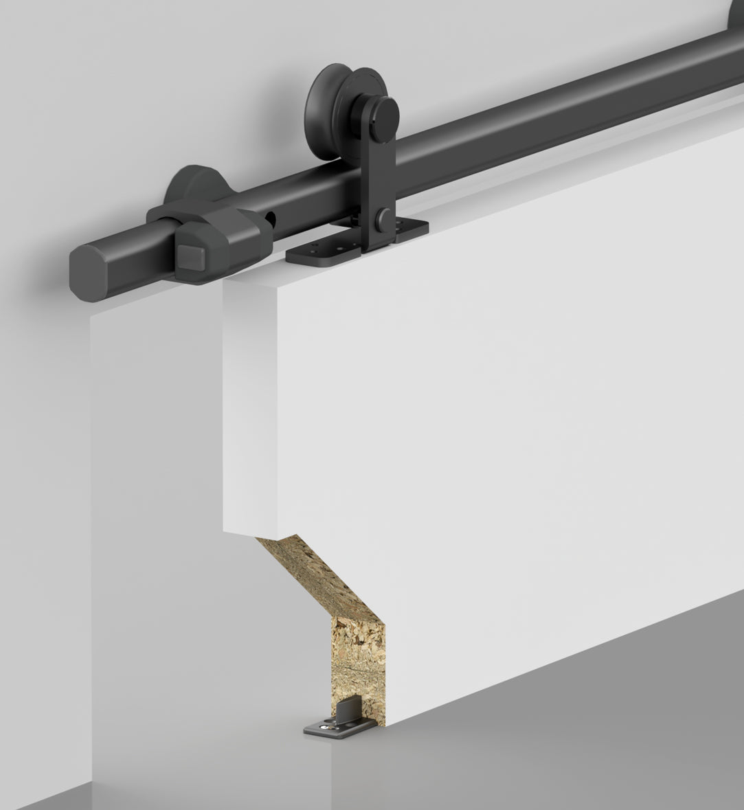 60 KG ADJUSTABLE TOP HANGER WOODEN SLIDING DOOR SYSTEM