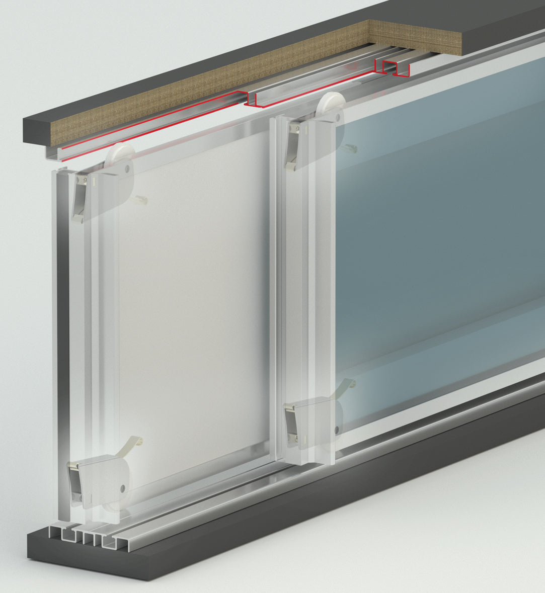 60 KG SLIDING DOOR SYSTEM - GAMA