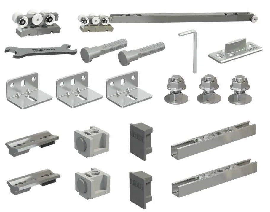 60 KG SLIDING DOOR SYSTEM - TWO WAY SOFT CLOSING
