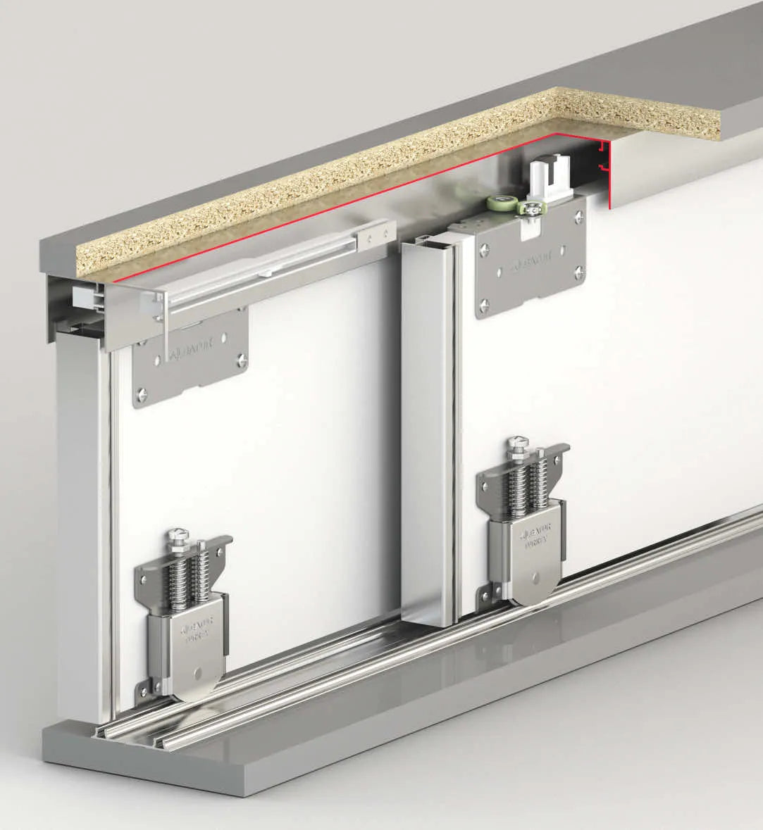 60 KG SLIDING DOOR SYSTEM 2 WAY SOFT
