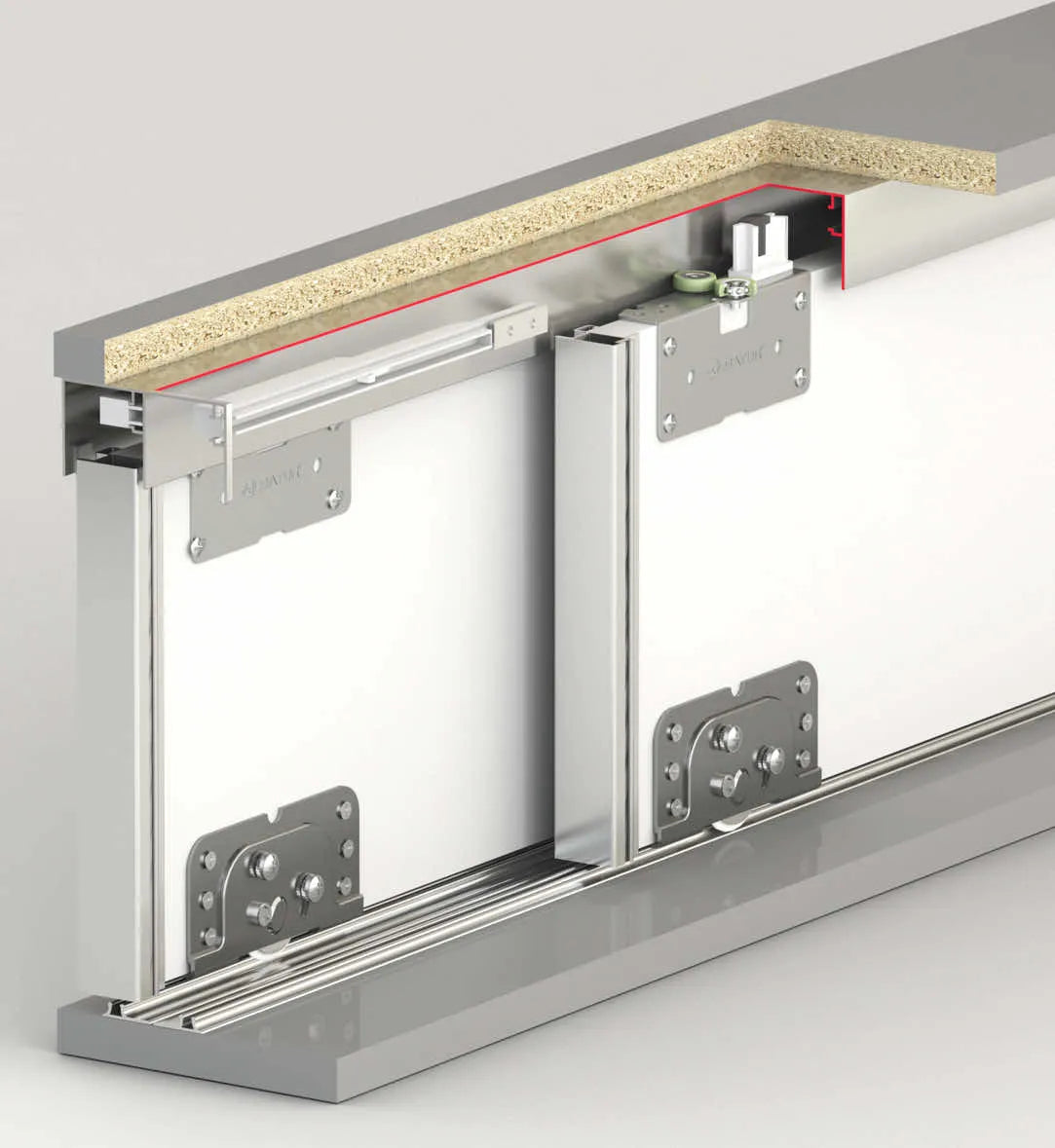 60 KG SLIDING DOOR SYSTEM 2 WAY SOFT - BETA ROLLER