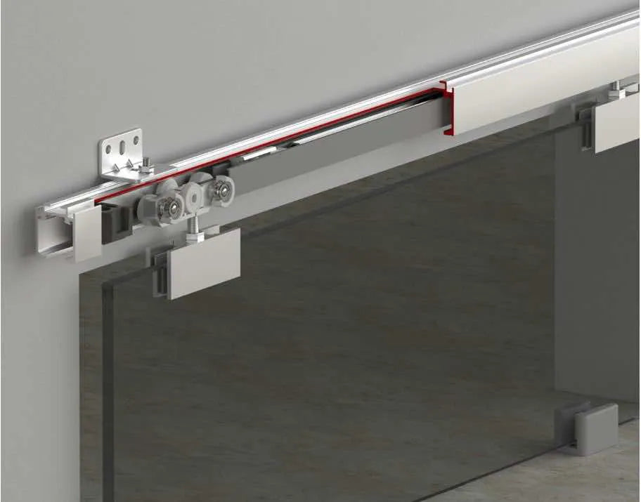 60 KG SLIDING GLASS DOOR SYSTEM- HAS TWO WAY SOFT