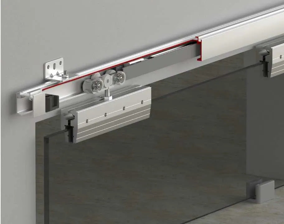 60 KG SLIDING GLASS DOOR SYSTEM- HAS TWO WAY SOFT