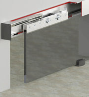 60 KG SLIDING GLASS DOOR SYSTEM WITH TWO WAY SOFT CLOSING