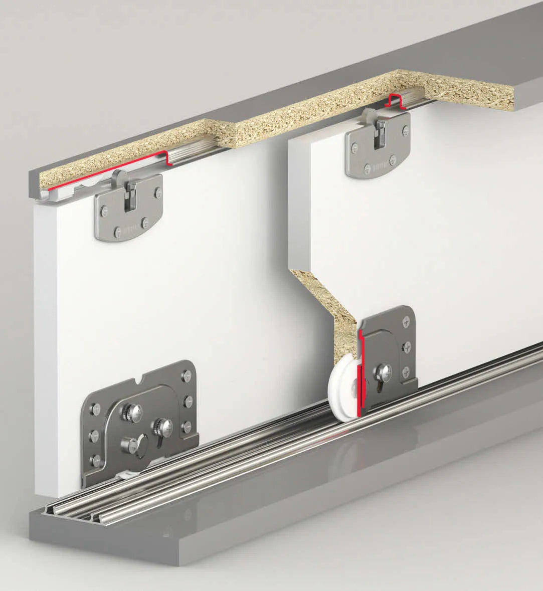 70 KG SLIDING DOOR SYSTEM 18-22 MM