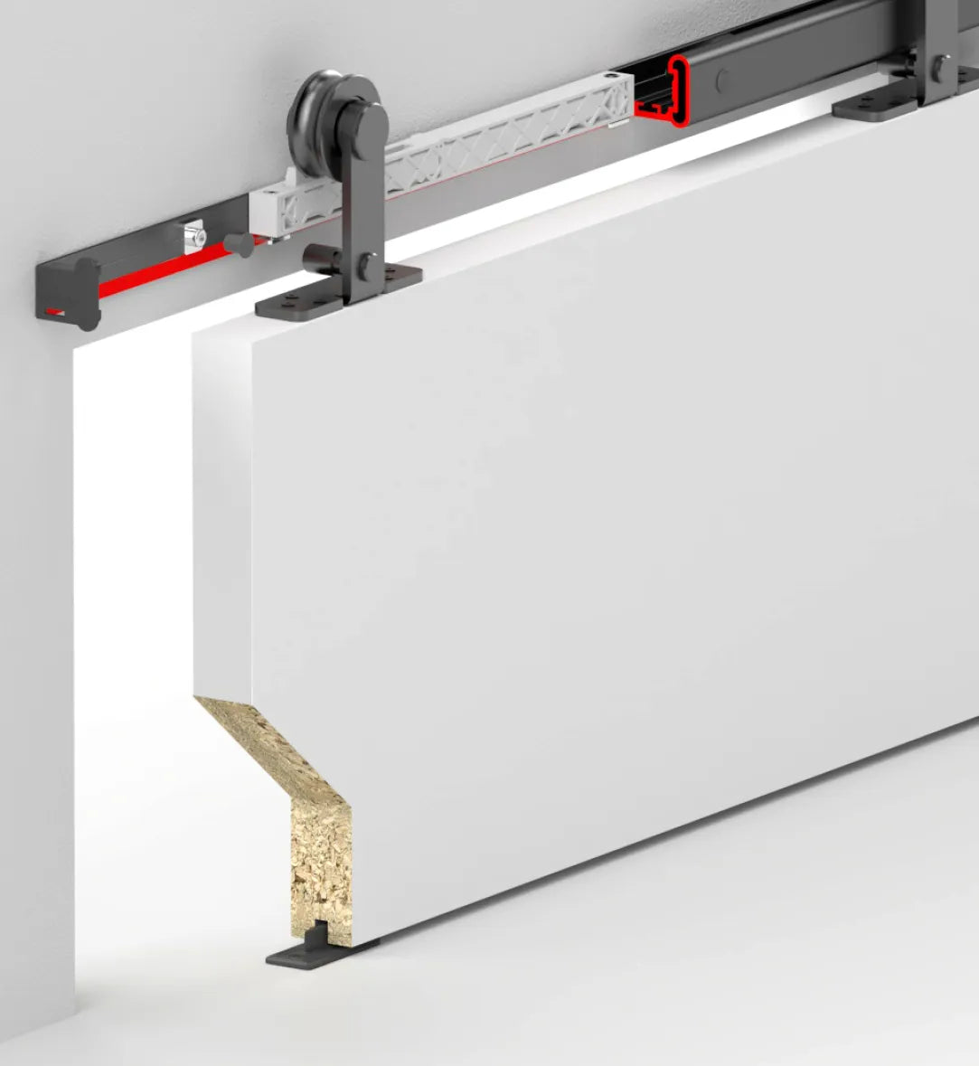 80 KG SLIDING DOOR SYSTEM WITH DECELERATOR