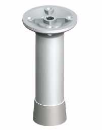 ALU.FURNITURE FEET Ø 30 MM - 6 CM