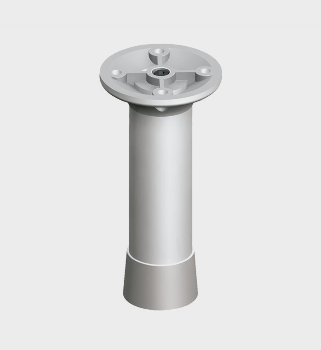 ALU.FURNITURE FEET Ø 30 MM - 6 CM