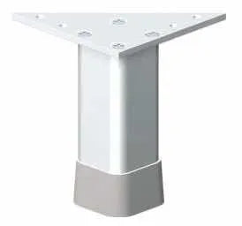 ALU.FURNITURE FEET W28 5 CM ADJUSTABLE