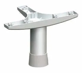 ALU. FURNITURE FEET W25 SILVER - 6 CM