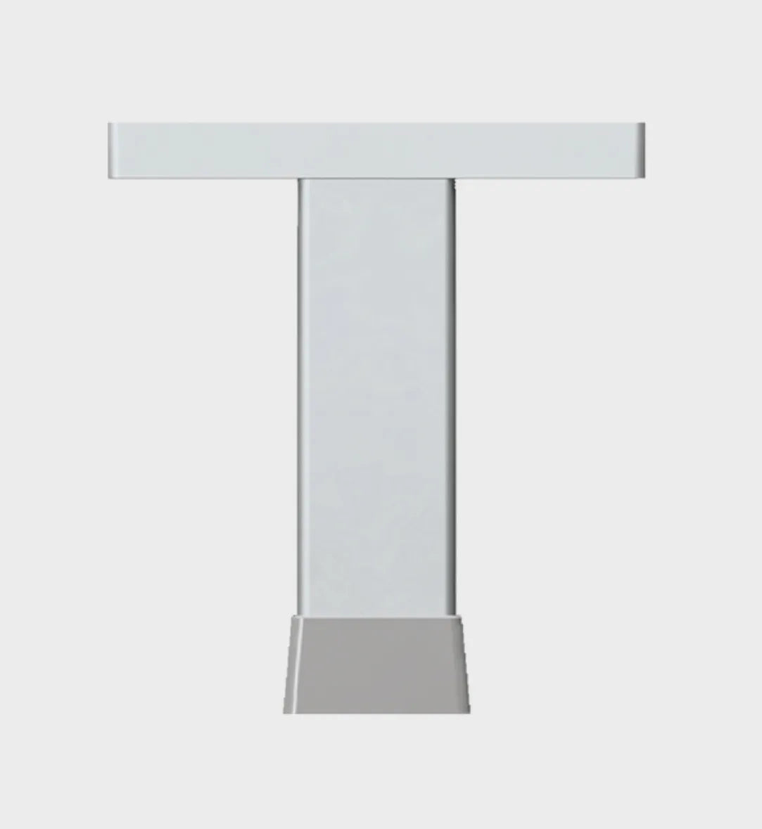 ALU. FURNITURE FEET W25 SILVER - 6 CM