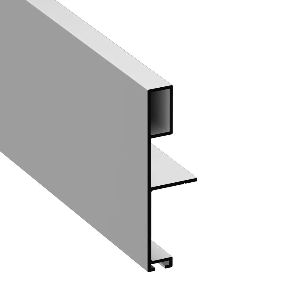 ALUMINIUM HANDLE PROFILE - 18 MM - BRIGHT