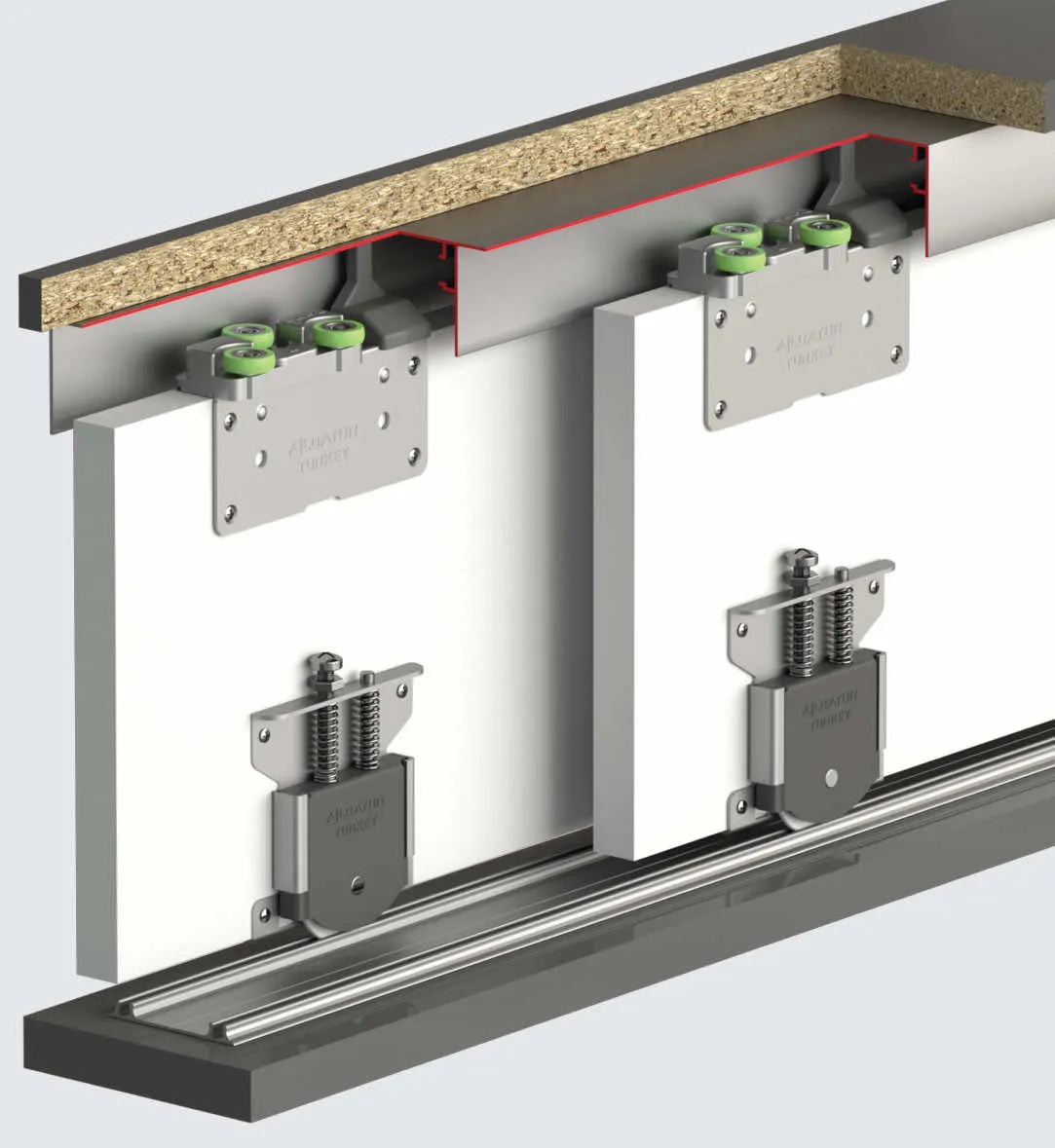 M03 7038 - 70 KG SLIDING DOOR MECHANISM