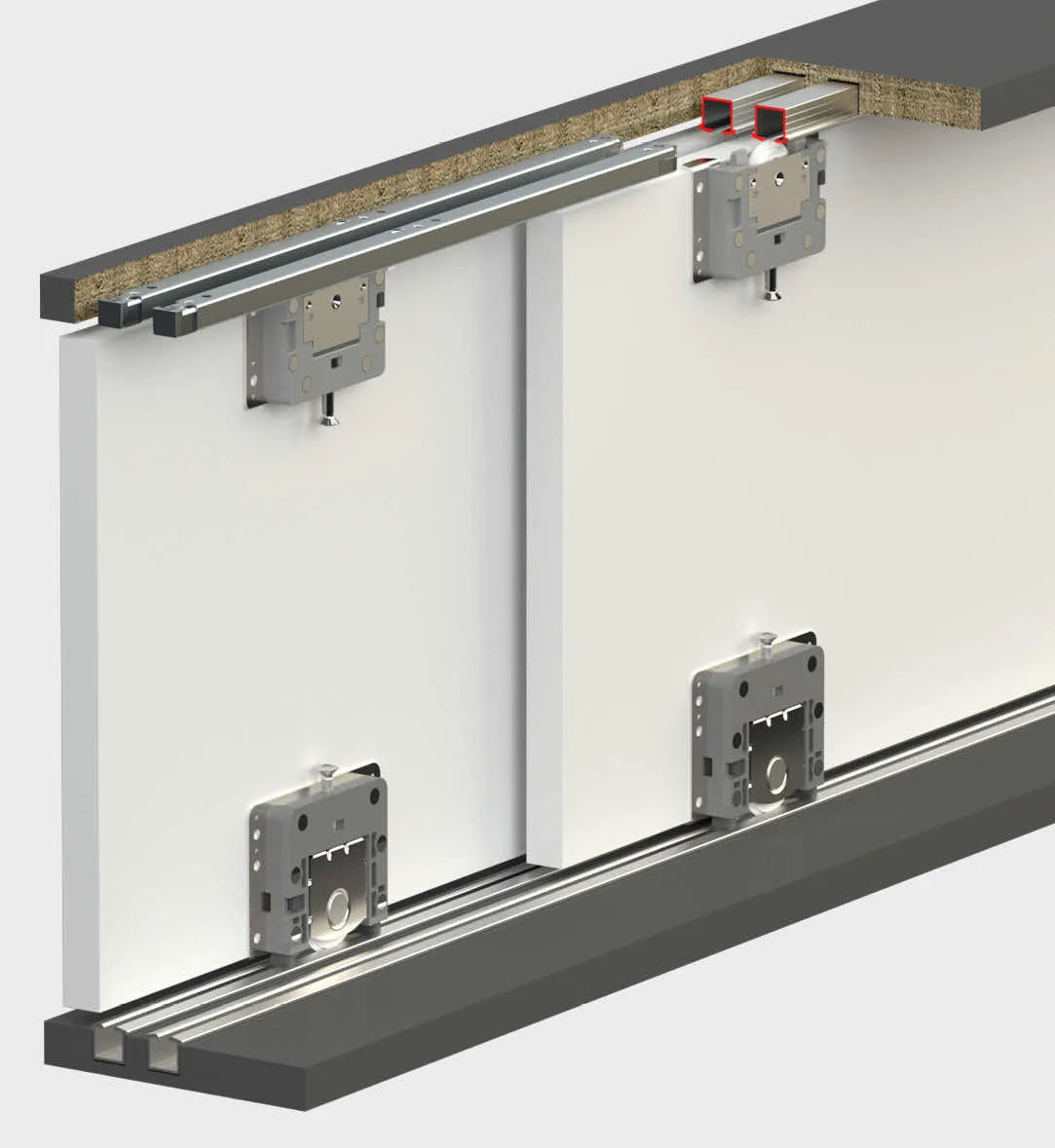 MULTILINE 13 - 50 KG SLIDING DOOR SYSTEM 2 WAY SOFT