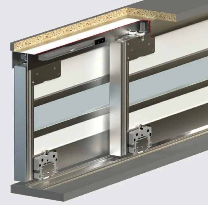 MULTILINE 15 - 50 KG SLIDING DOOR SYSTEM 2 WAY SOFT