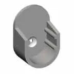 PLASTIC HANGER PIPE FLANGE - GRAY