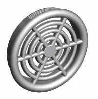 PLC AIR VENTILATION Ø 44 MM - GRAY
