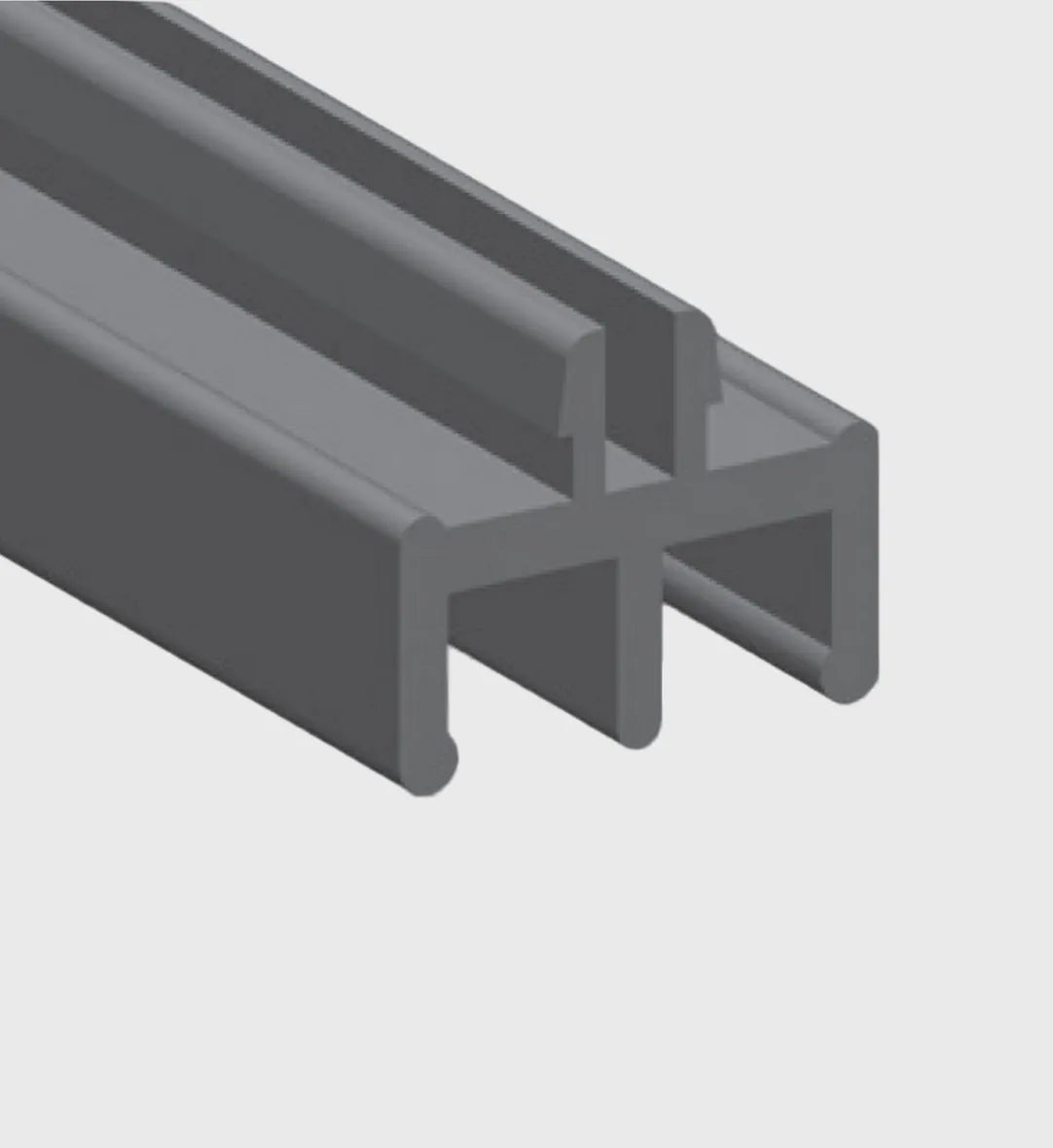 PVC RAIL PROFILE - 5*16 MM - 3 MT