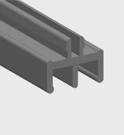 PVC RAIL PROFILE - 5*16 MM - 3 MT